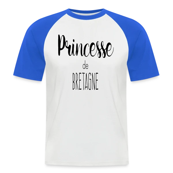 Princesse de Bretagne sur T-shirt baseball manches courtes Homme