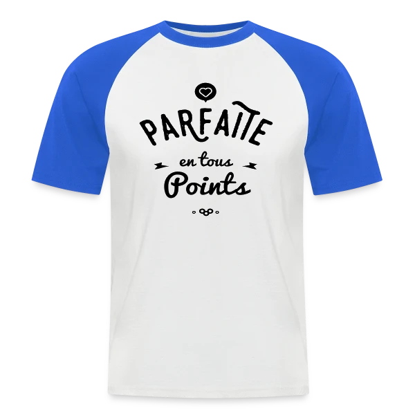 PARFAITE EN TOUS POINTS sur T-shirt baseball manches courtes Homme