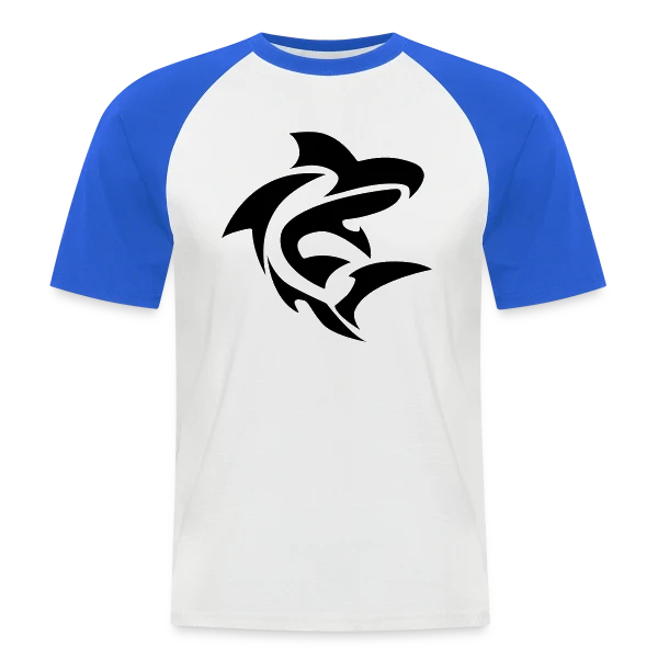 Requin Élégant des Profondeurs sur T-shirt baseball manches courtes Homme