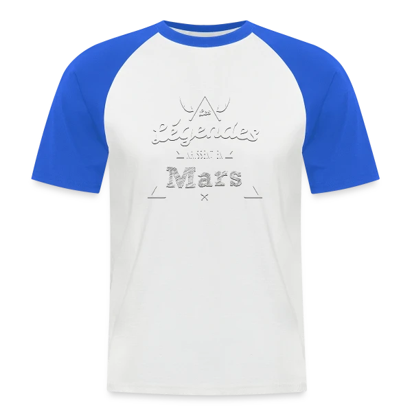 Les Légendes naissent en Mars - Cadeau Anniversaire sur T-shirt baseball manches courtes Homme