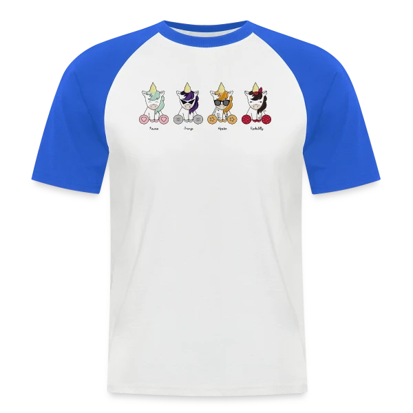 Les Licornes Enchantées sur T-shirt baseball manches courtes Homme