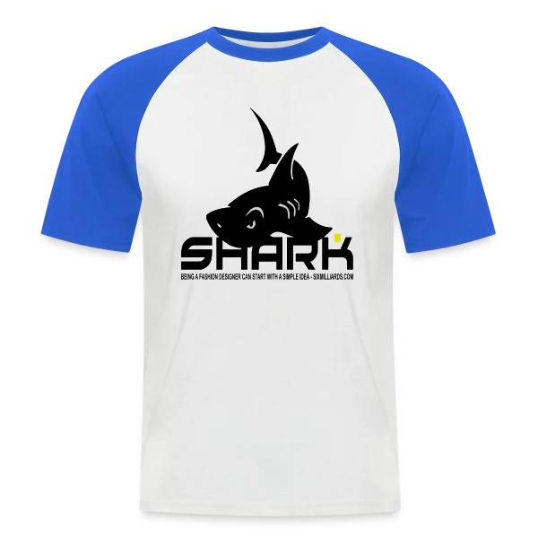 Le Requin du Poker sur T-shirt baseball manches courtes Homme
