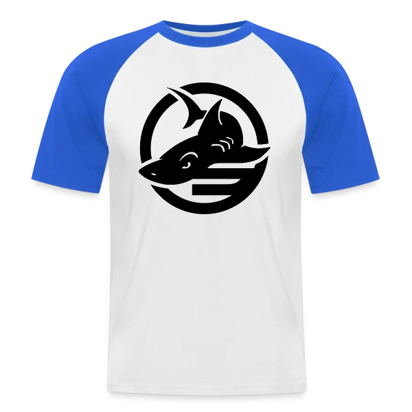 Requin Mystère des Abysses sur T-shirt baseball manches courtes Homme