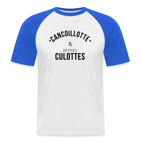 Humour Franc-Comtois : Cancoillotte & les Petites sur T-shirt baseball manches courtes Homme