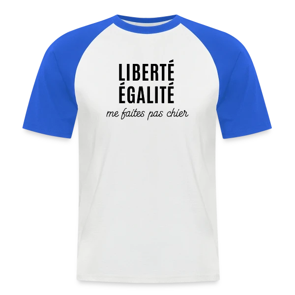 Patience Zéro : L'Expression Qui Pique sur T-shirt baseball manches courtes Homme