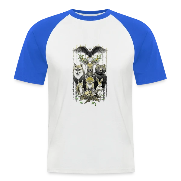 Esprits Sylvestres: Vengeance Forestière sur T-shirt baseball manches courtes Homme