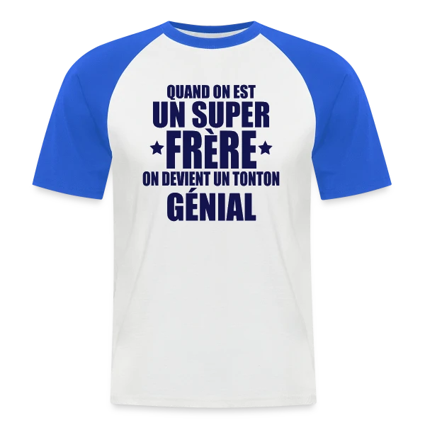 On Devient un Tonton Génial sur T-shirt baseball manches courtes Homme
