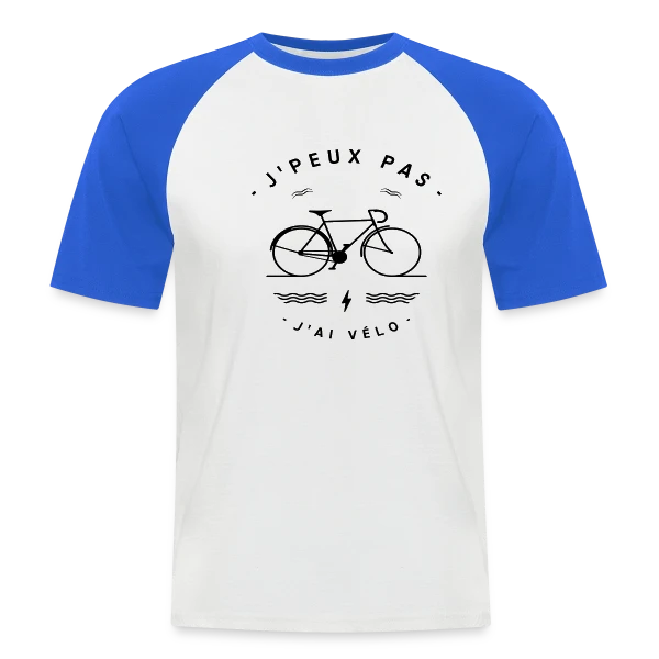 J'ai Vélo : Le T-shirt des Passionnés de Cyclisme sur T-shirt baseball manches courtes Homme