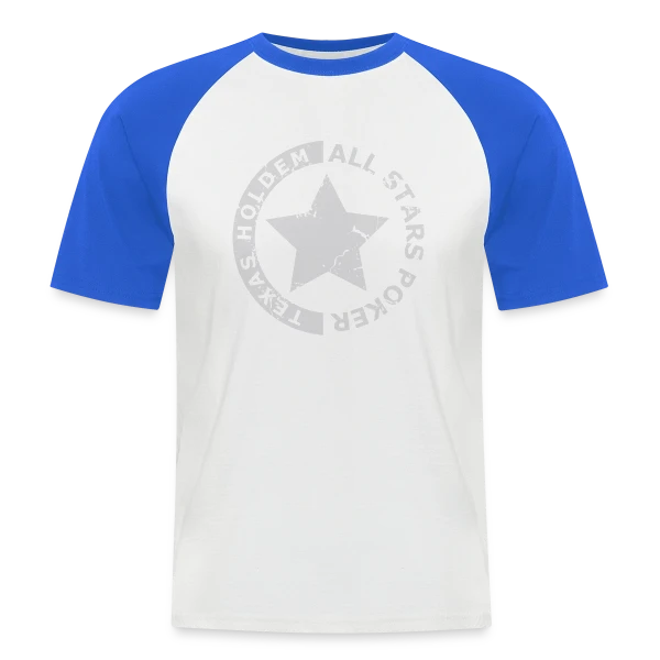 Poker All Stars: Texas Hold'em Légendes sur T-shirt baseball manches courtes Homme