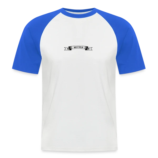 Paysagiste Fier Bannière sur T-shirt baseball manches courtes Homme