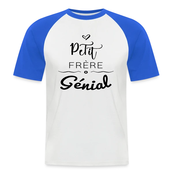 Petit Frère Génial sur T-shirt baseball manches courtes Homme