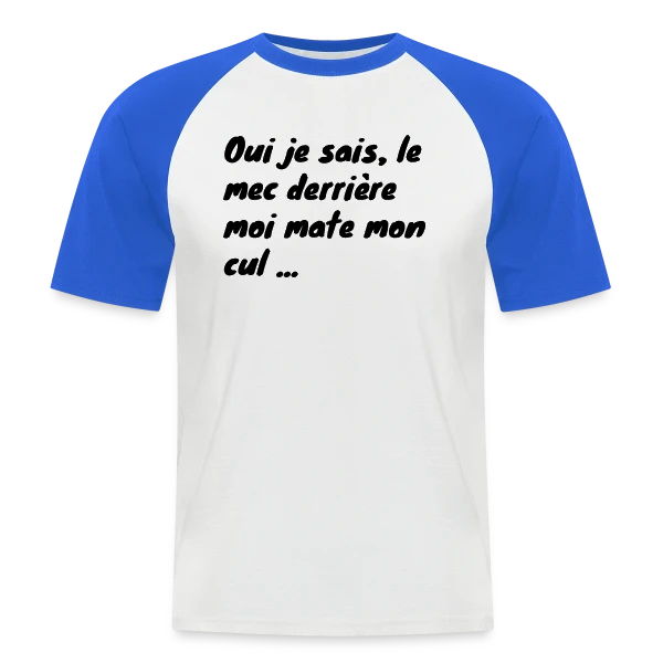 Regard Indiscret sur T-shirt baseball manches courtes Homme