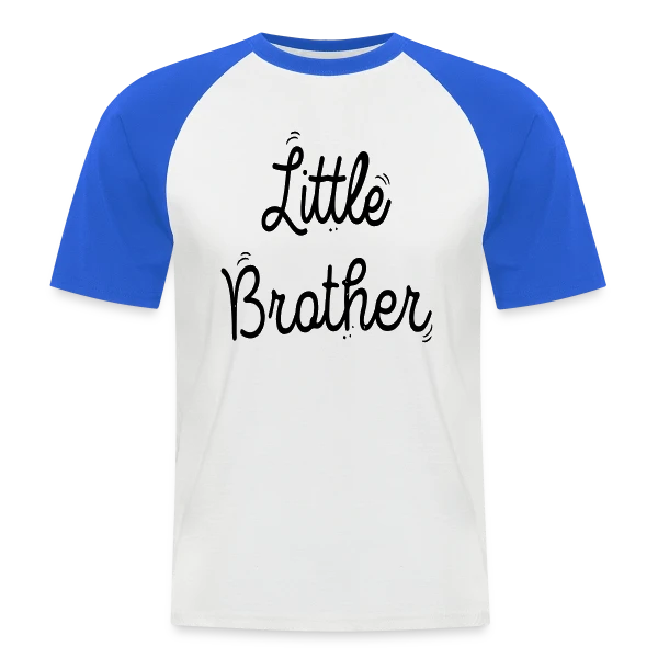 Petit Frère Adoré sur T-shirt baseball manches courtes Homme