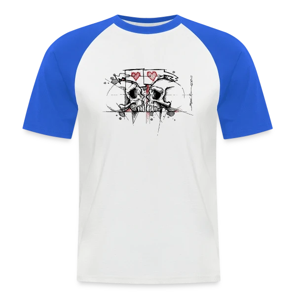 Amants Éternels sur T-shirt baseball manches courtes Homme