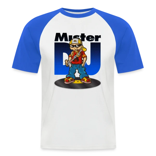 Mister DJ sur T-shirt baseball manches courtes Homme
