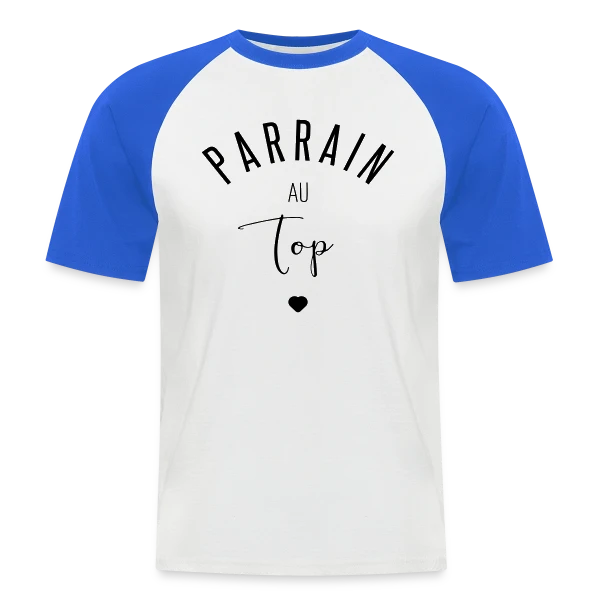 PARRAIN AU TOP sur T-shirt baseball manches courtes Homme