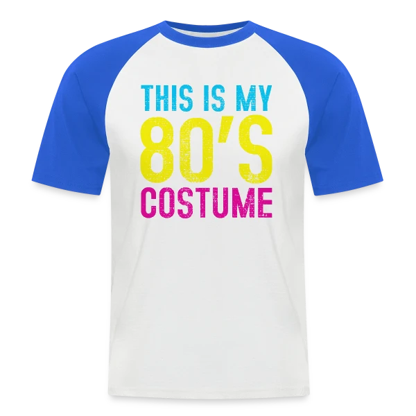 Mon Costume Années 80 sur T-shirt baseball manches courtes Homme
