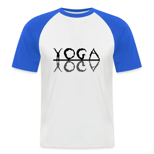 Yoga: L'Essence du Bien-être sur T-shirt baseball manches courtes Homme
