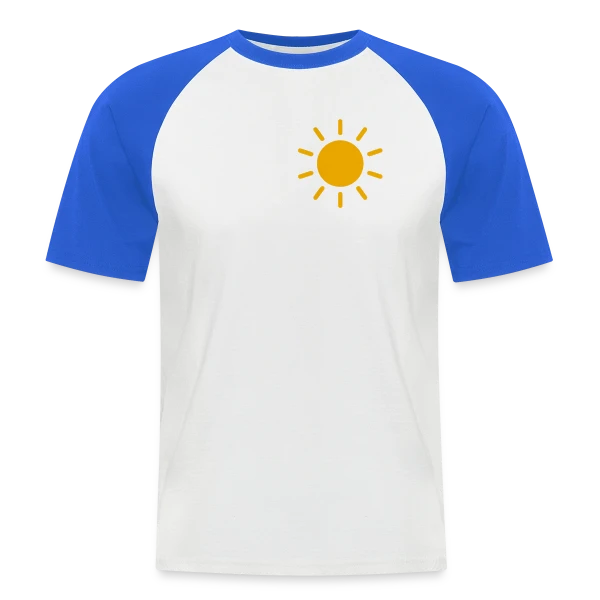 Breizh Soleil Mer sur T-shirt baseball manches courtes Homme