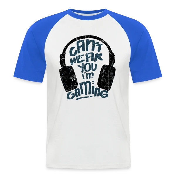 L'Équipement du Gamer: Le Headset sur T-shirt baseball manches courtes Homme