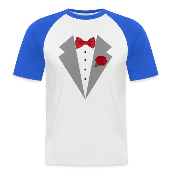 Mariage - Futur Marié ou Mariée sur T-shirt baseball manches courtes Homme