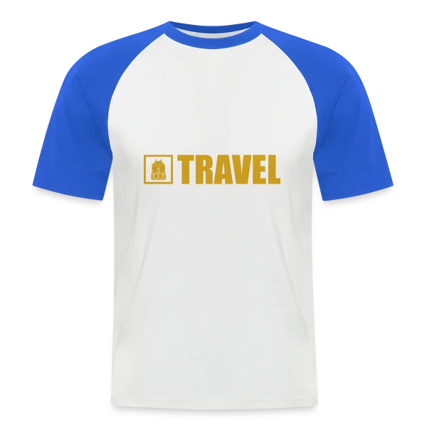 Sac à Dos Voyage sur T-shirt baseball manches courtes Homme