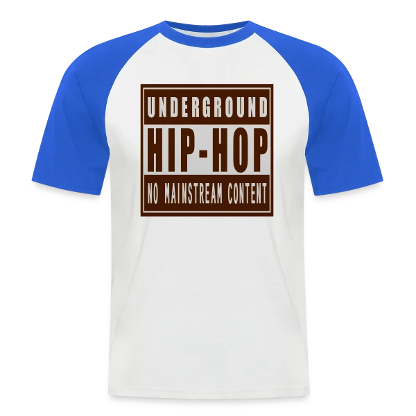 Esprit Hip-Hop Underground sur T-shirt baseball manches courtes Homme