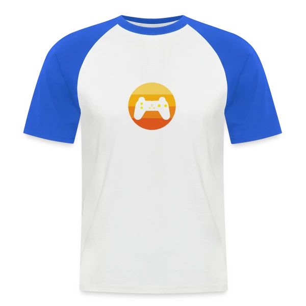 Manette Rétro Gaming sur T-shirt baseball manches courtes Homme