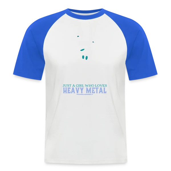Passion Heavy Metal sur T-shirt baseball manches courtes Homme