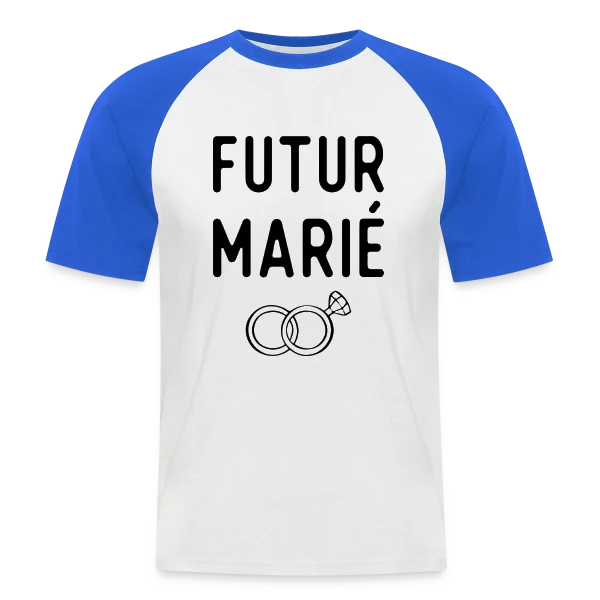 Futur Marié EVG : L'Avant-Mariage Festif ! sur T-shirt baseball manches courtes Homme