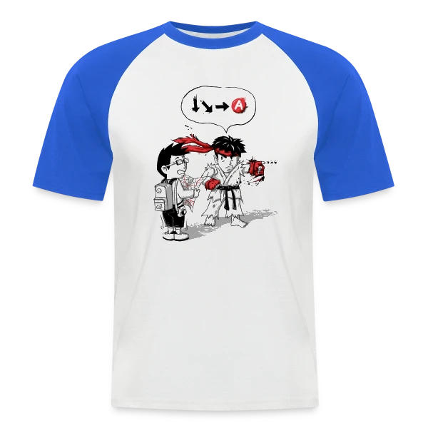 Où est mon Hadoken ? sur T-shirt baseball manches courtes Homme