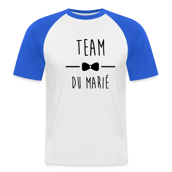 Team du Marié : Pour un EVG au Top ! sur T-shirt baseball manches courtes Homme