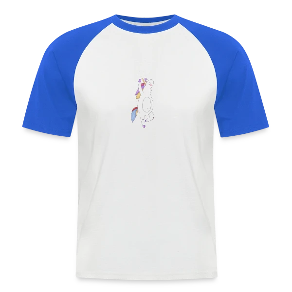Licorne Danse Magique sur T-shirt baseball manches courtes Homme