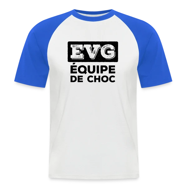 EVG L'Équipe de Choc : Ambiance Explosive ! sur T-shirt baseball manches courtes Homme