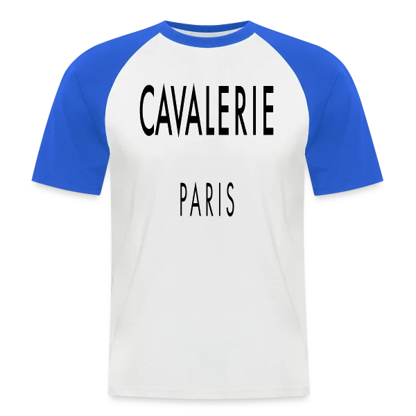 Cavalerie Paris Élégance sur T-shirt baseball manches courtes Homme