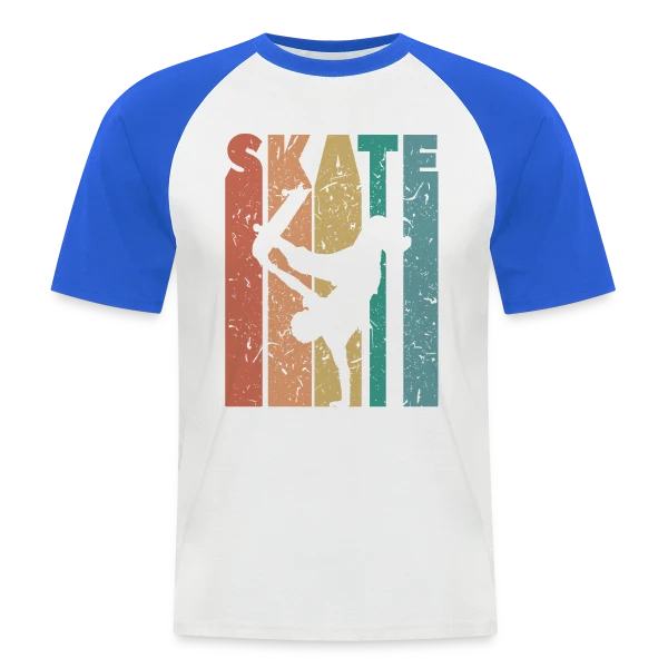 Passion Skate Urbain sur T-shirt baseball manches courtes Homme