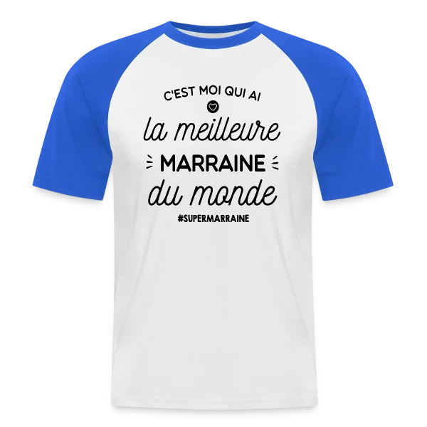 Ma Super Marraine sur T-shirt baseball manches courtes Homme