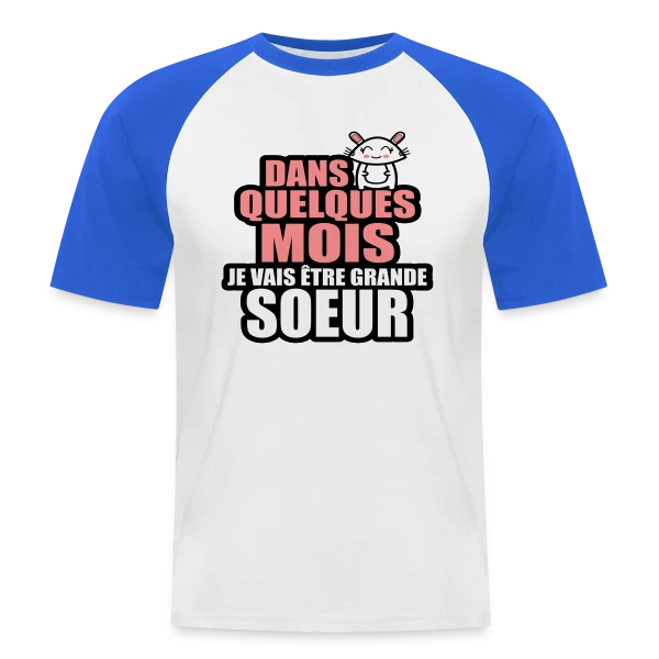 Future Grande-Sœur : L'Annonce Tendre sur T-shirt baseball manches courtes Homme