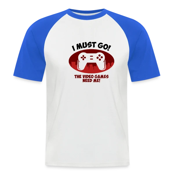 Totalement Gaming ! sur T-shirt baseball manches courtes Homme