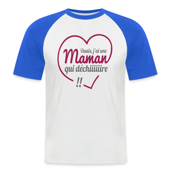 Maman qui Déchire sur T-shirt baseball manches courtes Homme