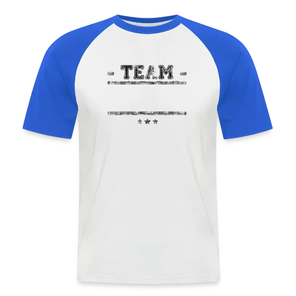 Équipe Personnalisée : Votre Team Ici sur T-shirt baseball manches courtes Homme