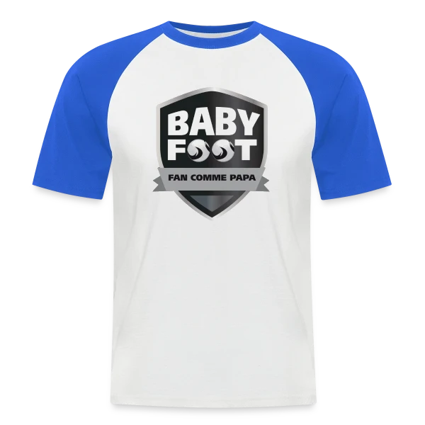 L'Esprit Baby-Foot sur T-shirt baseball manches courtes Homme