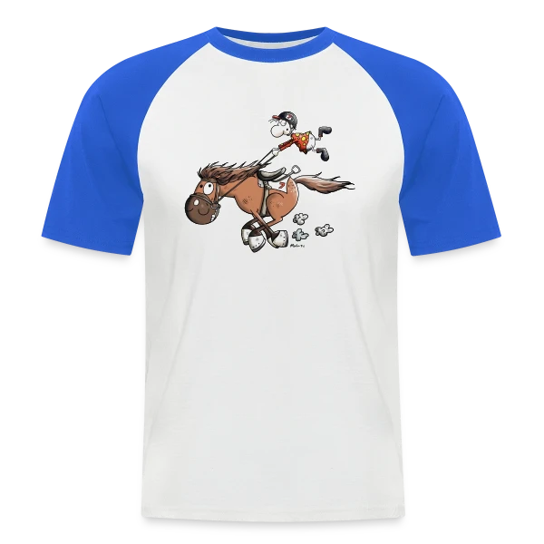 Galop Sauvage sur T-shirt baseball manches courtes Homme