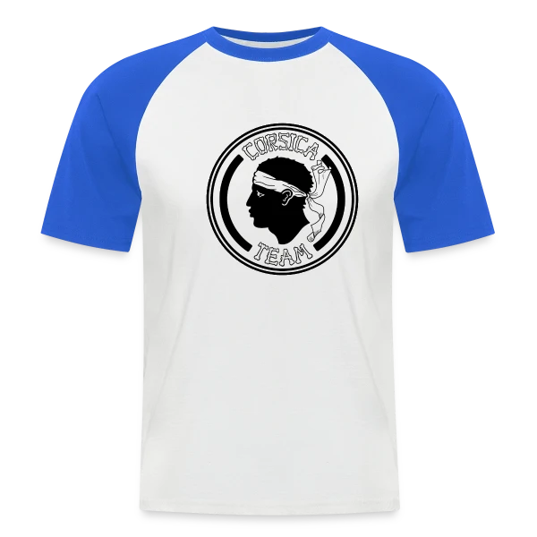 Team Corsica Maure sur T-shirt baseball manches courtes Homme