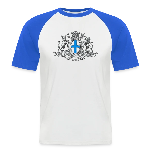 Blason Historique Marseille sur T-shirt baseball manches courtes Homme