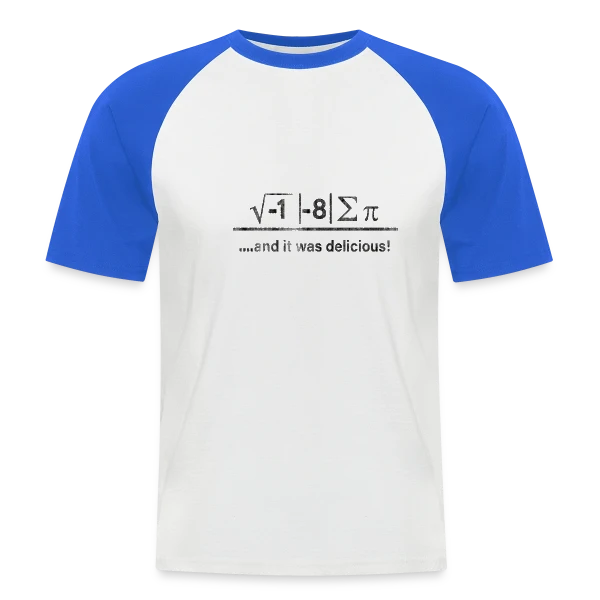 L'Univers de la Physique sur T-shirt baseball manches courtes Homme
