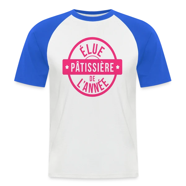Passion Pâtissier : Le Maître des Gâteaux sur T-shirt baseball manches courtes Homme