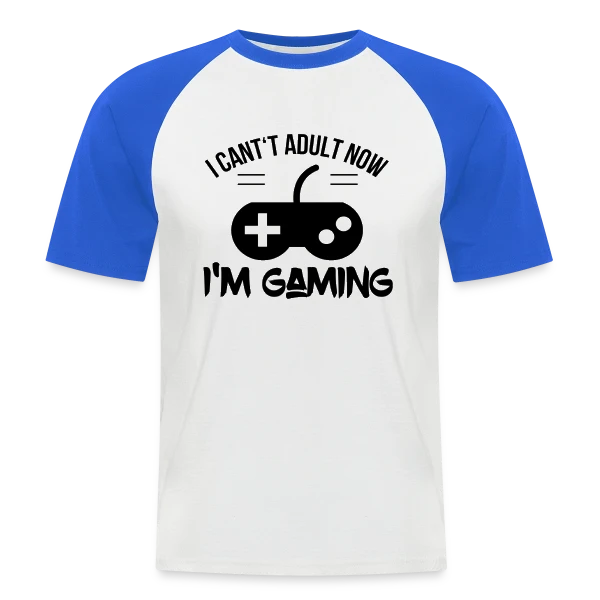 Passion Gaming sur T-shirt baseball manches courtes Homme