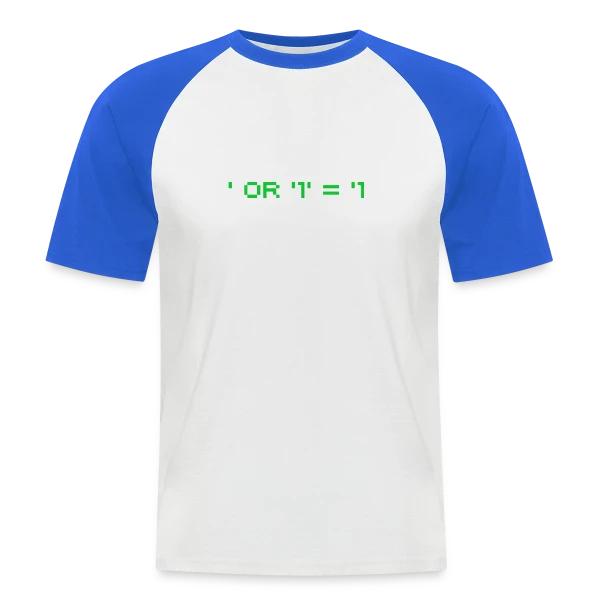 Hacker Pentest SQL Injection - Cybersécurité sur T-shirt baseball manches courtes Homme