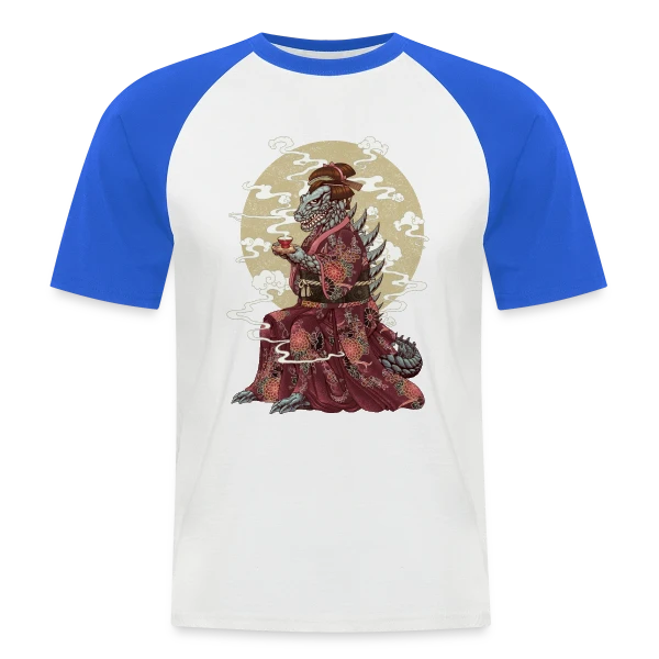 Créature Légendaire Kimono sur T-shirt baseball manches courtes Homme